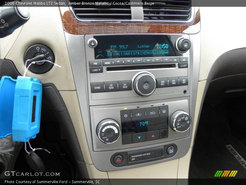 Amber Bronze Metallic / Cocoa/Cashmere Beige 2008 Chevrolet Malibu LTZ Sedan