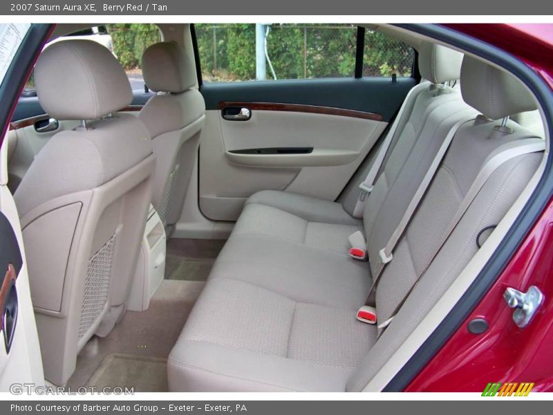 Rear Seat of 2007 Aura XE