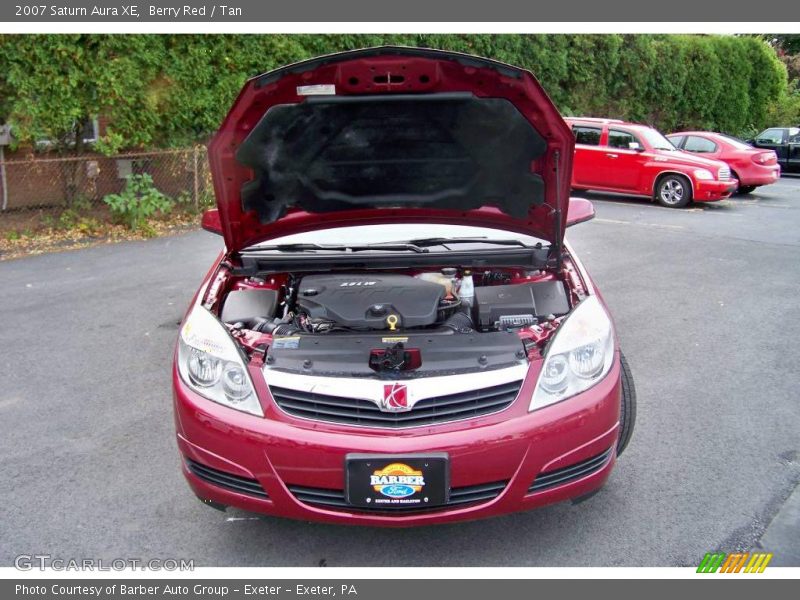 Berry Red / Tan 2007 Saturn Aura XE