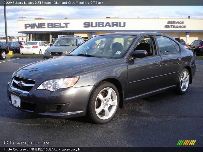 Diamond Gray Metallic / Off Black 2009 Subaru Legacy 2.5i Sedan