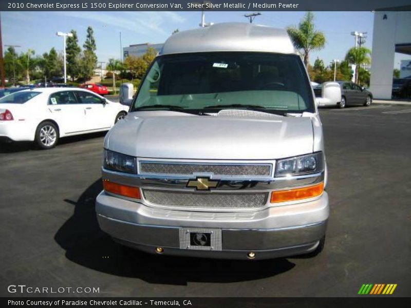 Sheer Silver Metallic / Medium Pewter 2010 Chevrolet Express LS 1500 Explorer Conversion Van