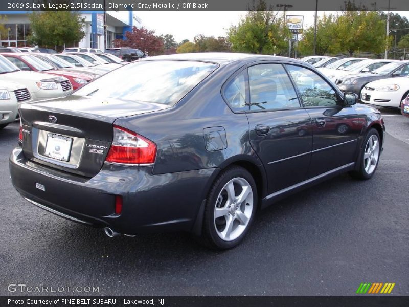 Diamond Gray Metallic / Off Black 2009 Subaru Legacy 2.5i Sedan