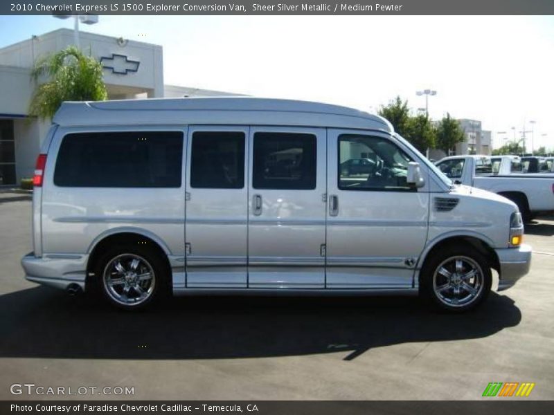 Sheer Silver Metallic / Medium Pewter 2010 Chevrolet Express LS 1500 Explorer Conversion Van