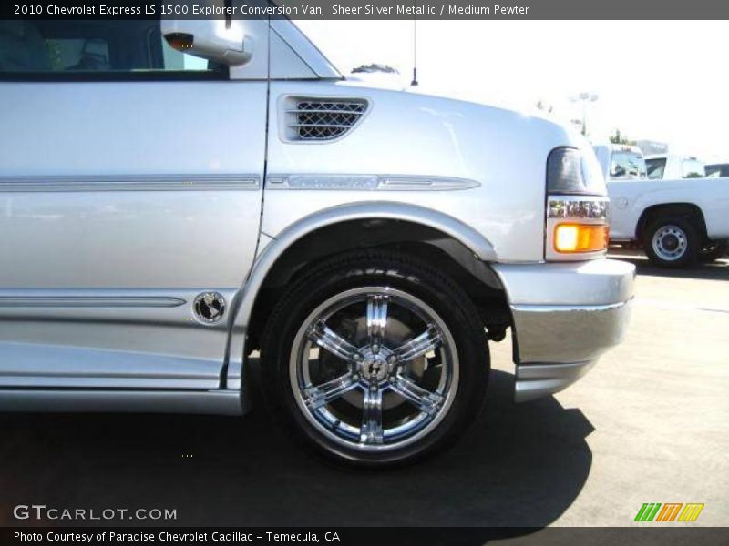 Sheer Silver Metallic / Medium Pewter 2010 Chevrolet Express LS 1500 Explorer Conversion Van