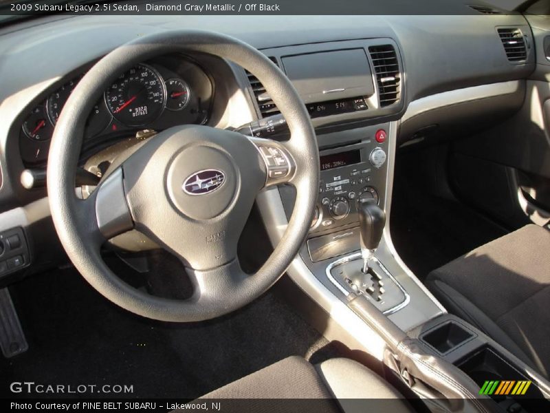 Diamond Gray Metallic / Off Black 2009 Subaru Legacy 2.5i Sedan