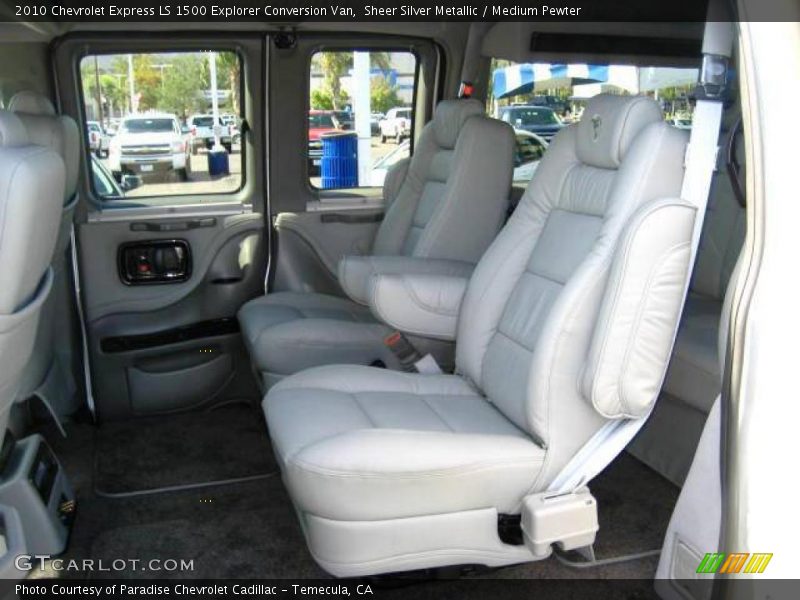 Sheer Silver Metallic / Medium Pewter 2010 Chevrolet Express LS 1500 Explorer Conversion Van