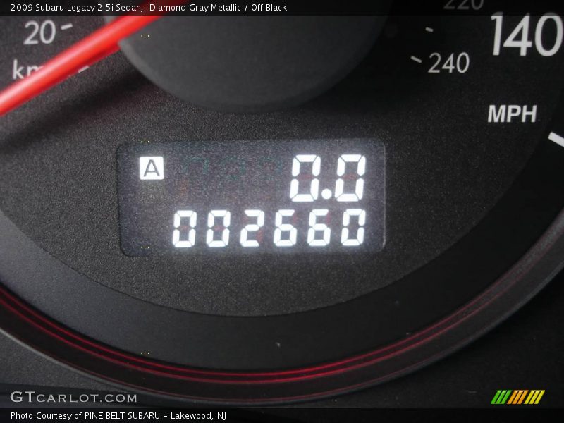 Diamond Gray Metallic / Off Black 2009 Subaru Legacy 2.5i Sedan