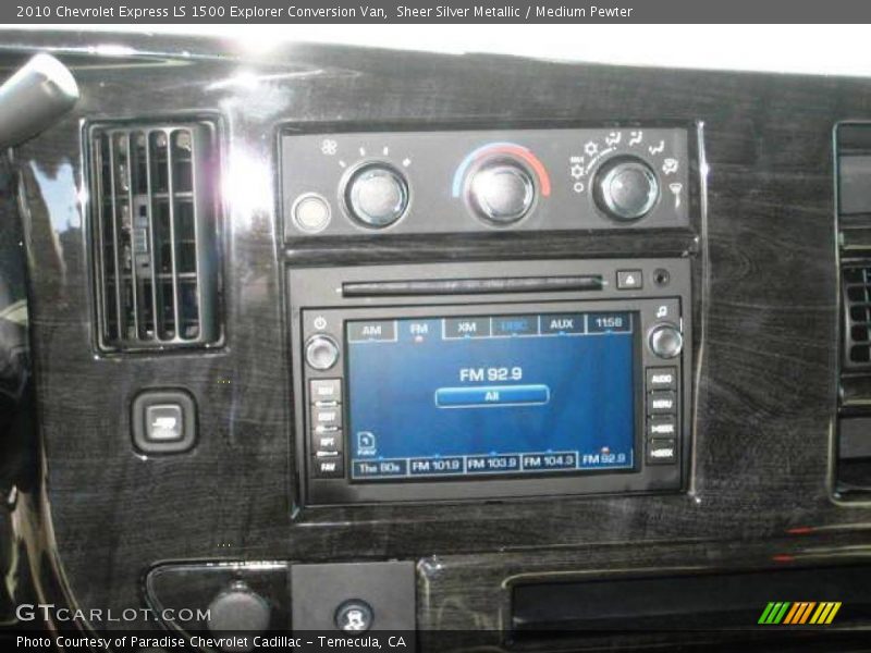 Sheer Silver Metallic / Medium Pewter 2010 Chevrolet Express LS 1500 Explorer Conversion Van