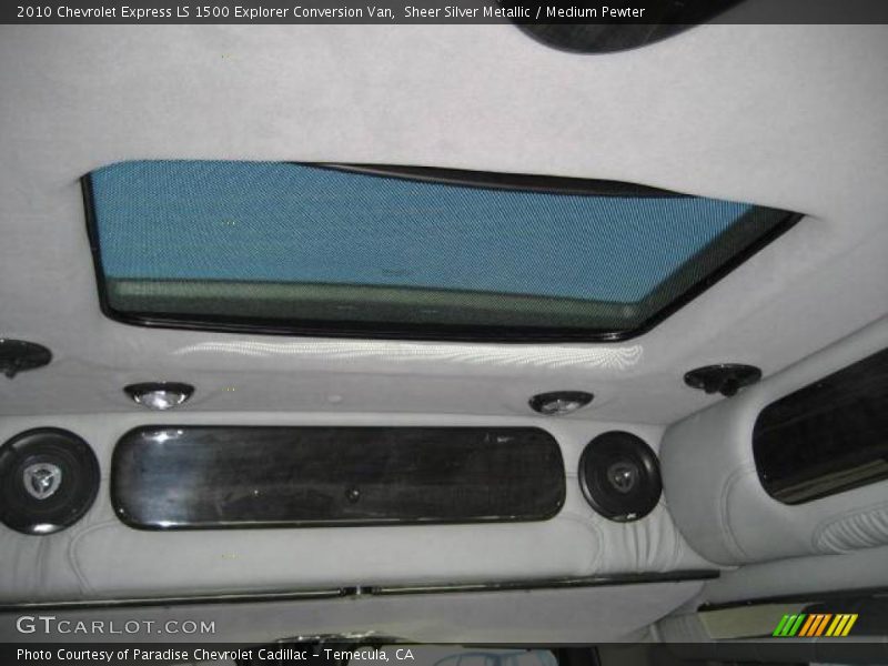 Sheer Silver Metallic / Medium Pewter 2010 Chevrolet Express LS 1500 Explorer Conversion Van
