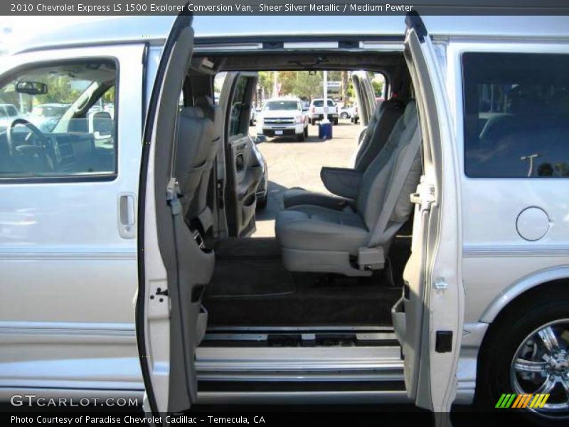 Sheer Silver Metallic / Medium Pewter 2010 Chevrolet Express LS 1500 Explorer Conversion Van