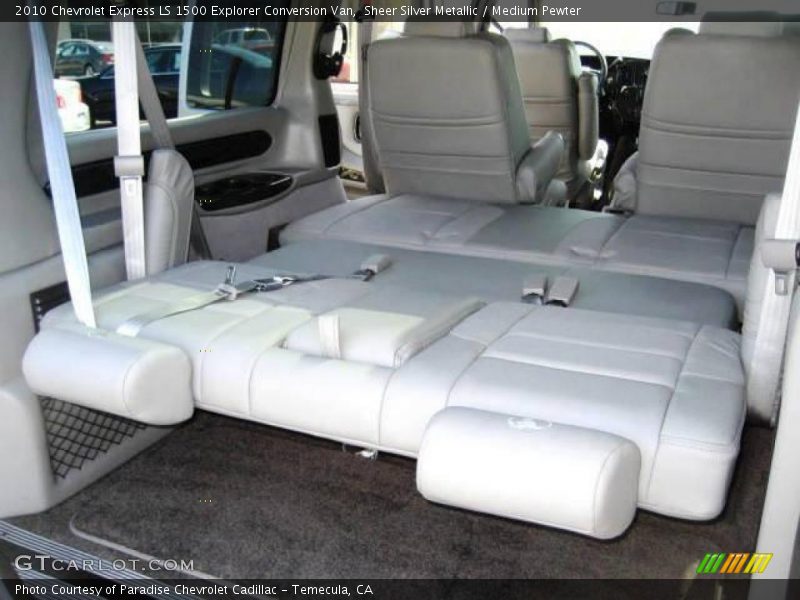 Sheer Silver Metallic / Medium Pewter 2010 Chevrolet Express LS 1500 Explorer Conversion Van