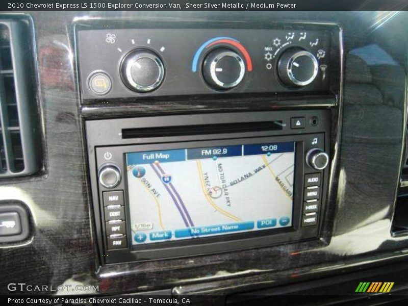 Sheer Silver Metallic / Medium Pewter 2010 Chevrolet Express LS 1500 Explorer Conversion Van