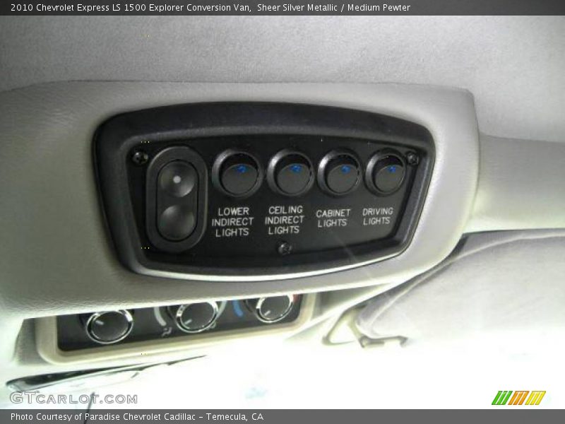 Sheer Silver Metallic / Medium Pewter 2010 Chevrolet Express LS 1500 Explorer Conversion Van