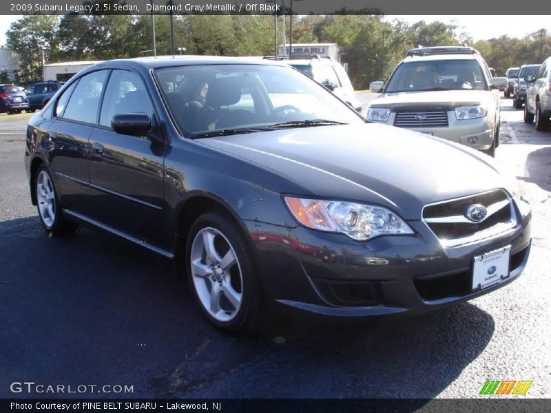 Diamond Gray Metallic / Off Black 2009 Subaru Legacy 2.5i Sedan
