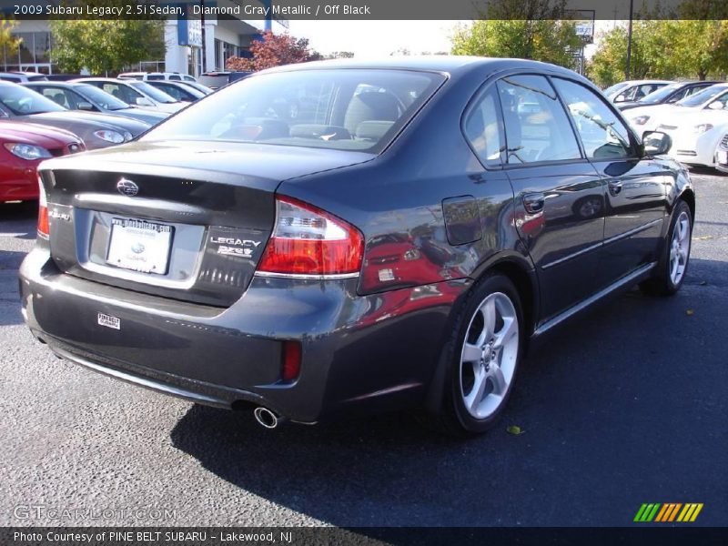 Diamond Gray Metallic / Off Black 2009 Subaru Legacy 2.5i Sedan