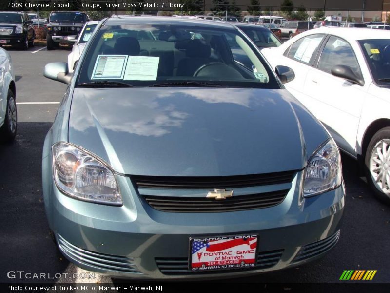 Silver Moss Metallic / Ebony 2009 Chevrolet Cobalt LT Coupe