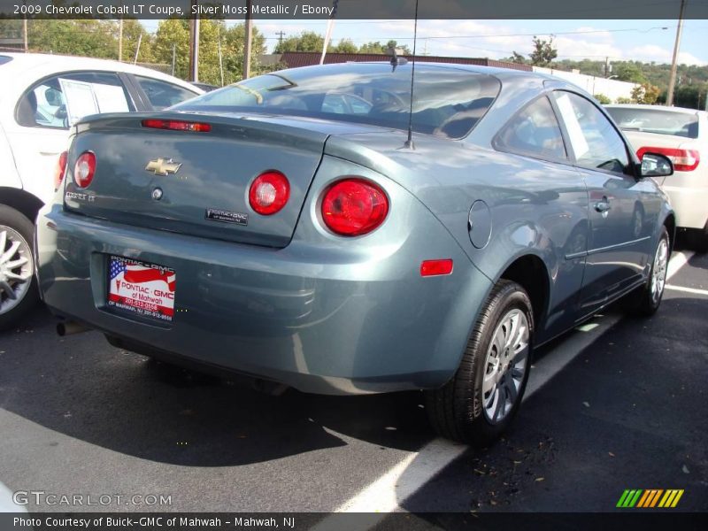 Silver Moss Metallic / Ebony 2009 Chevrolet Cobalt LT Coupe