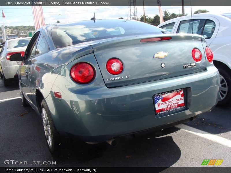 Silver Moss Metallic / Ebony 2009 Chevrolet Cobalt LT Coupe