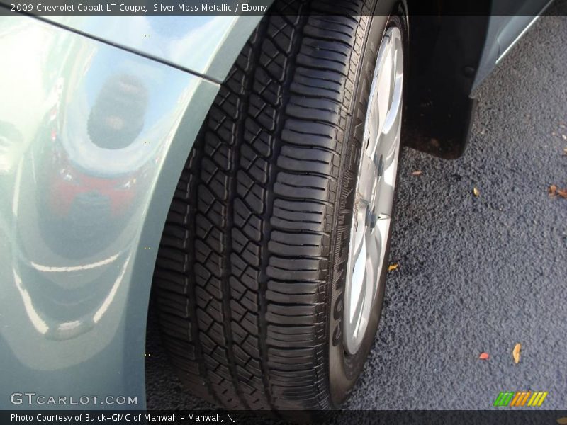 Silver Moss Metallic / Ebony 2009 Chevrolet Cobalt LT Coupe