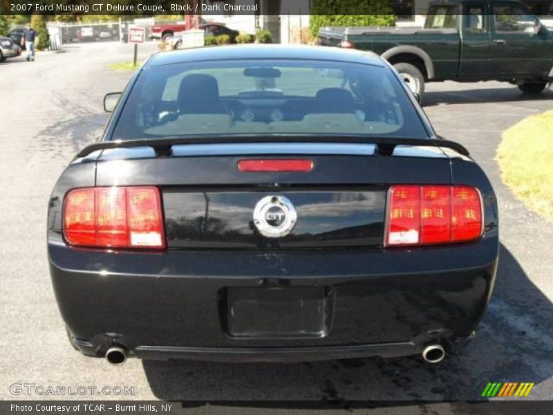 Black / Dark Charcoal 2007 Ford Mustang GT Deluxe Coupe