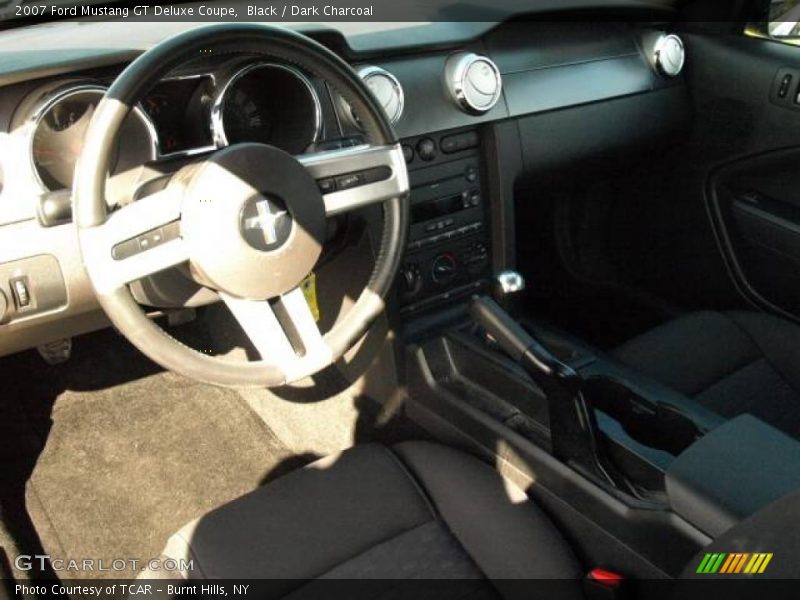 Black / Dark Charcoal 2007 Ford Mustang GT Deluxe Coupe
