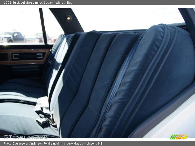 White / Blue 1991 Buick LeSabre Limited Sedan