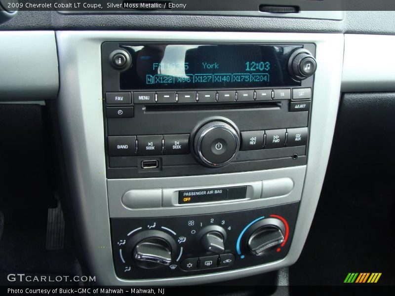 Silver Moss Metallic / Ebony 2009 Chevrolet Cobalt LT Coupe