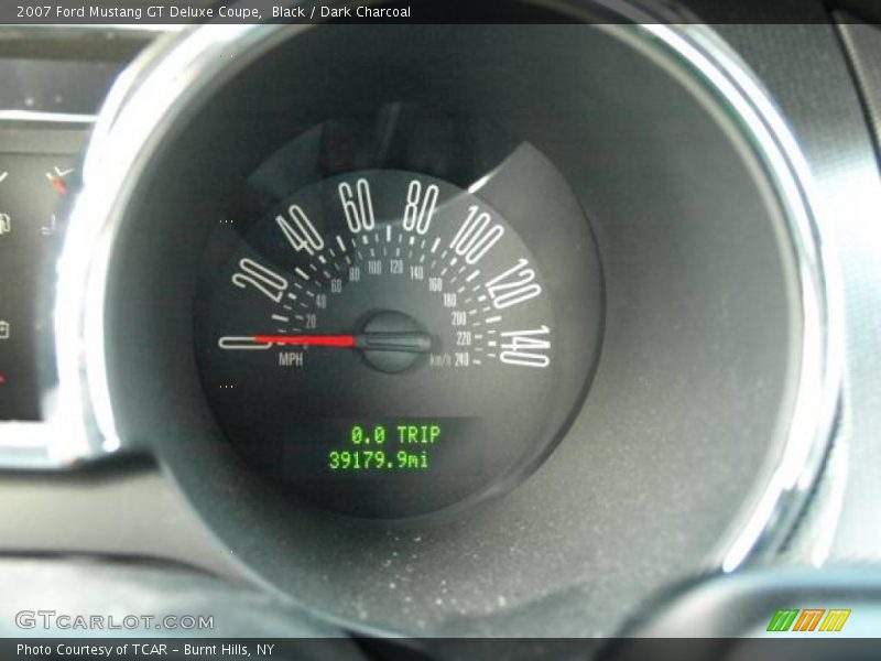 Black / Dark Charcoal 2007 Ford Mustang GT Deluxe Coupe