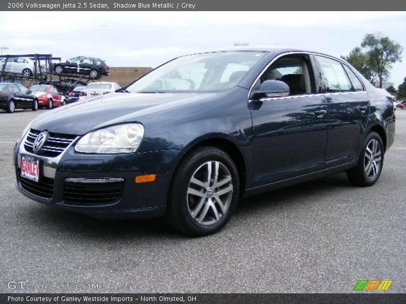 Shadow Blue Metallic / Grey 2006 Volkswagen Jetta 2.5 Sedan