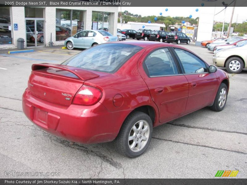 Blaze Red Crystal Pearlcoat / Dark Slate Gray 2005 Dodge Neon SXT