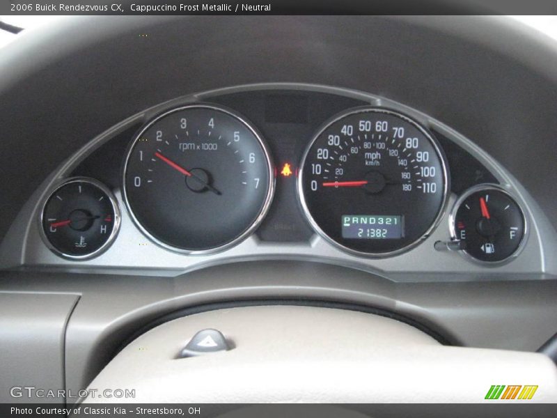 Cappuccino Frost Metallic / Neutral 2006 Buick Rendezvous CX