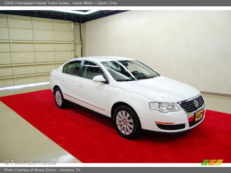 Candy White / Classic Gray 2008 Volkswagen Passat Turbo Sedan