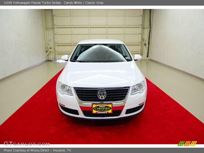 Candy White / Classic Gray 2008 Volkswagen Passat Turbo Sedan