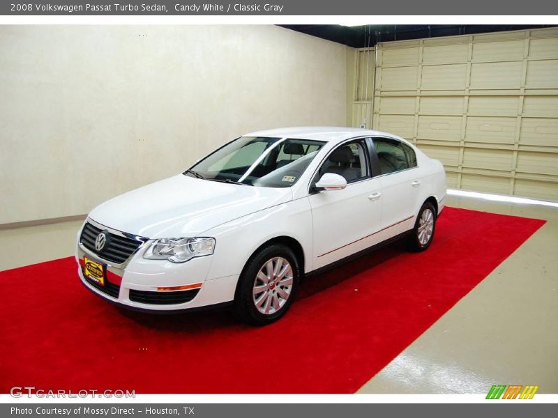 Candy White / Classic Gray 2008 Volkswagen Passat Turbo Sedan
