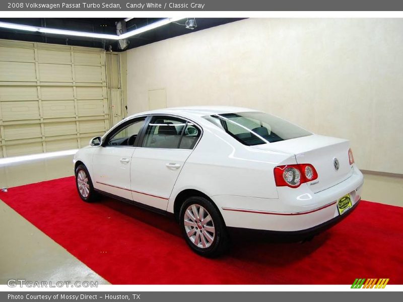 Candy White / Classic Gray 2008 Volkswagen Passat Turbo Sedan
