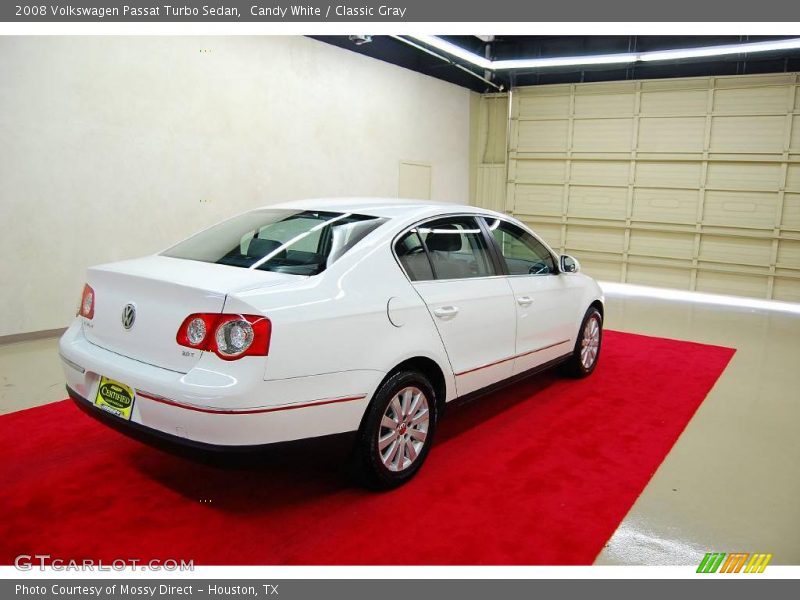 Candy White / Classic Gray 2008 Volkswagen Passat Turbo Sedan