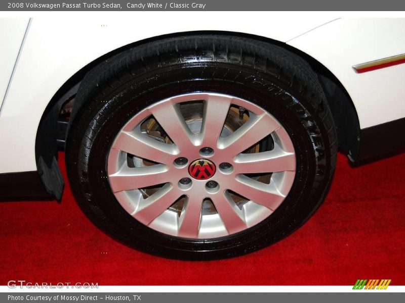 Candy White / Classic Gray 2008 Volkswagen Passat Turbo Sedan