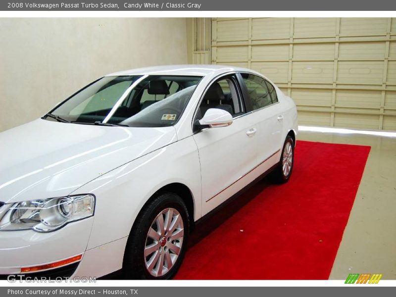 Candy White / Classic Gray 2008 Volkswagen Passat Turbo Sedan