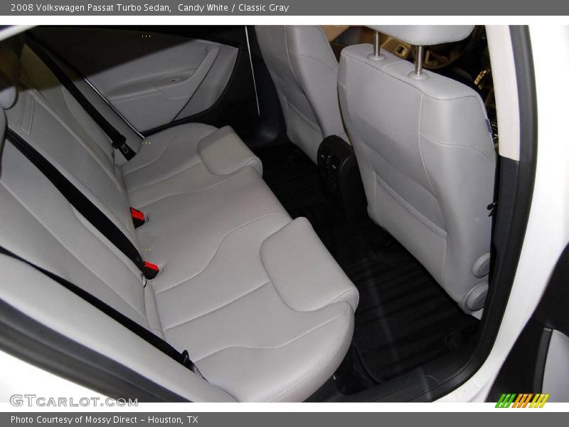 Candy White / Classic Gray 2008 Volkswagen Passat Turbo Sedan