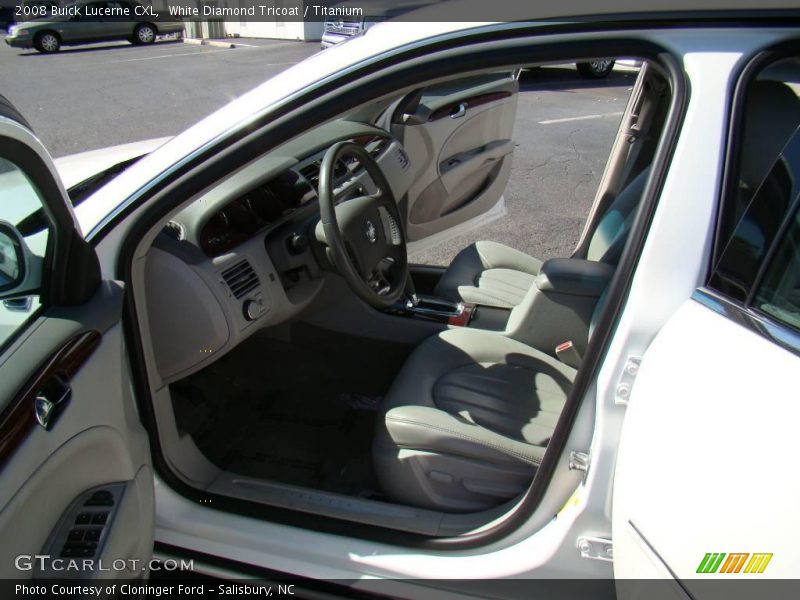 White Diamond Tricoat / Titanium 2008 Buick Lucerne CXL