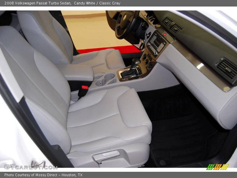 Candy White / Classic Gray 2008 Volkswagen Passat Turbo Sedan