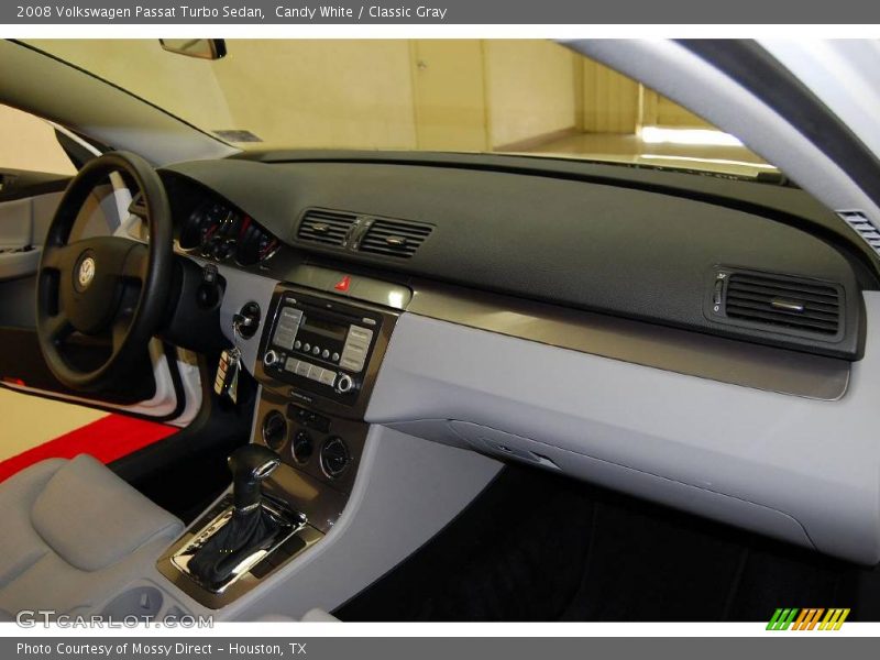 Candy White / Classic Gray 2008 Volkswagen Passat Turbo Sedan