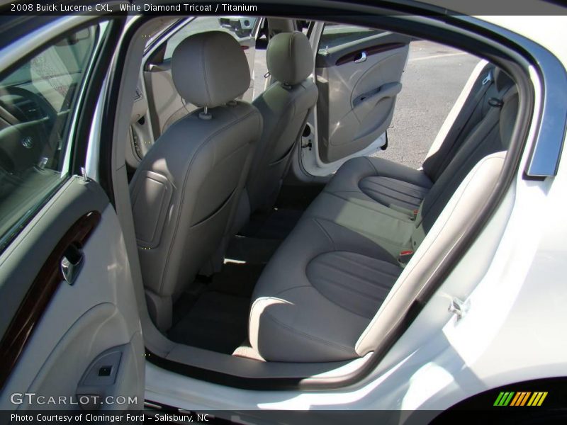 White Diamond Tricoat / Titanium 2008 Buick Lucerne CXL