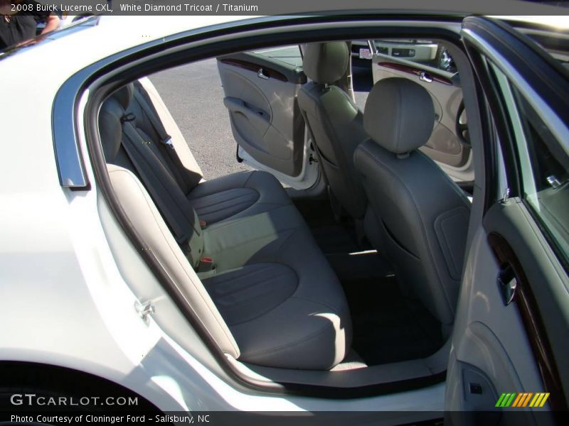 White Diamond Tricoat / Titanium 2008 Buick Lucerne CXL