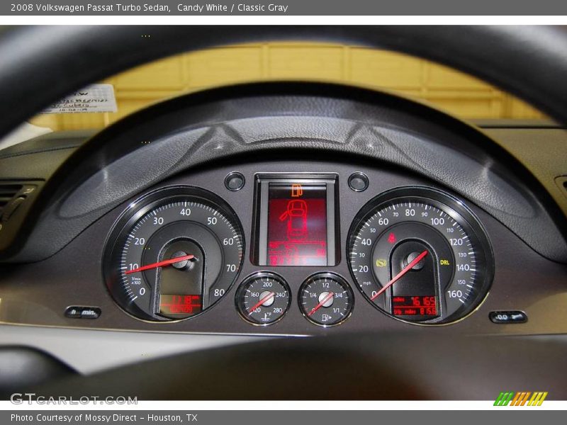 Candy White / Classic Gray 2008 Volkswagen Passat Turbo Sedan