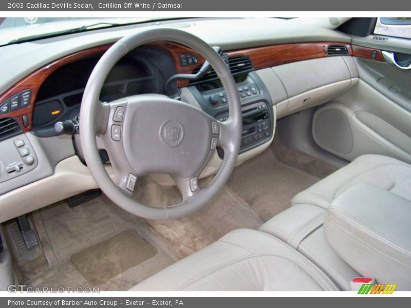 Cotillion Off White / Oatmeal 2003 Cadillac DeVille Sedan