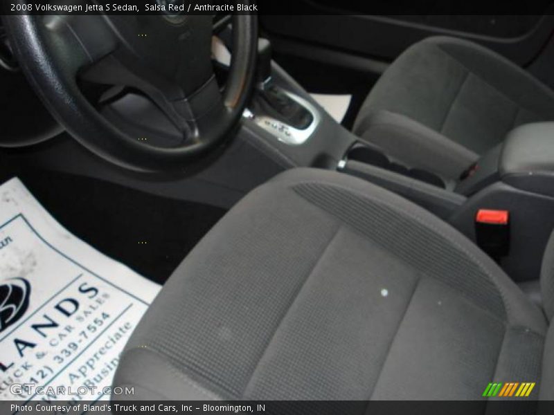 Salsa Red / Anthracite Black 2008 Volkswagen Jetta S Sedan