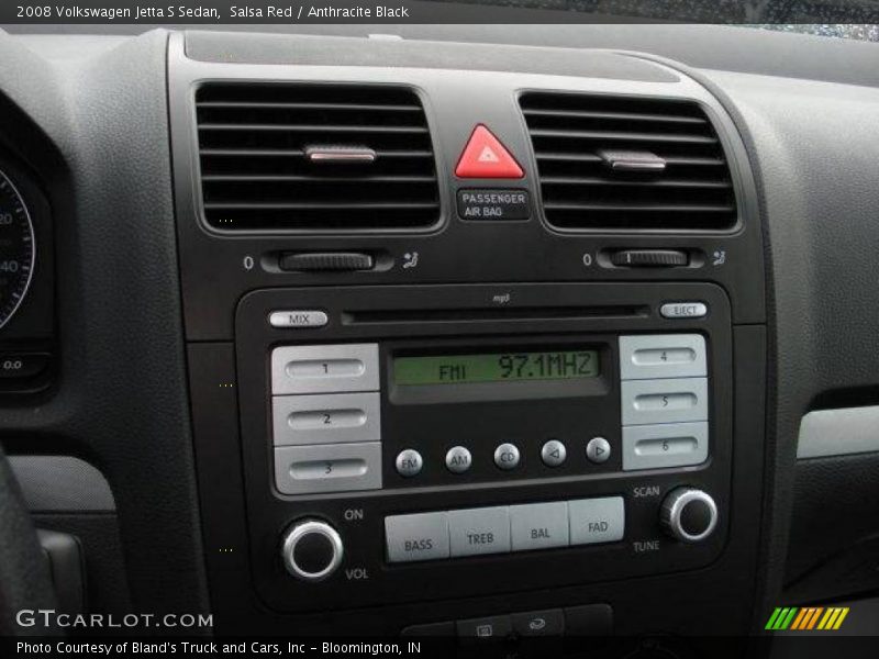 Salsa Red / Anthracite Black 2008 Volkswagen Jetta S Sedan