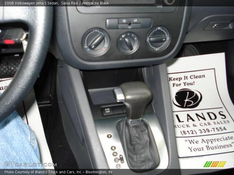 Salsa Red / Anthracite Black 2008 Volkswagen Jetta S Sedan