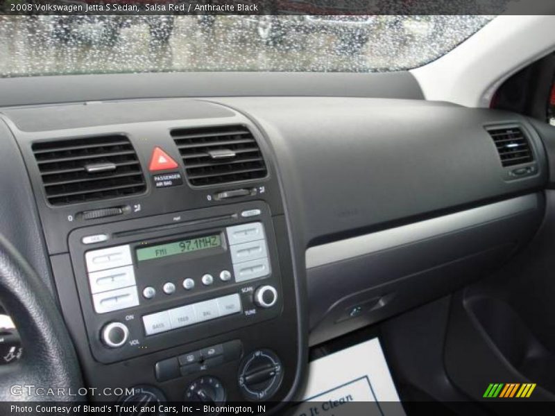Salsa Red / Anthracite Black 2008 Volkswagen Jetta S Sedan